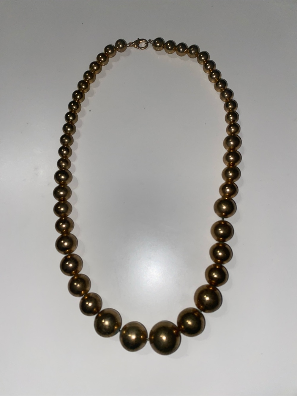 Gold Beaded Necklace